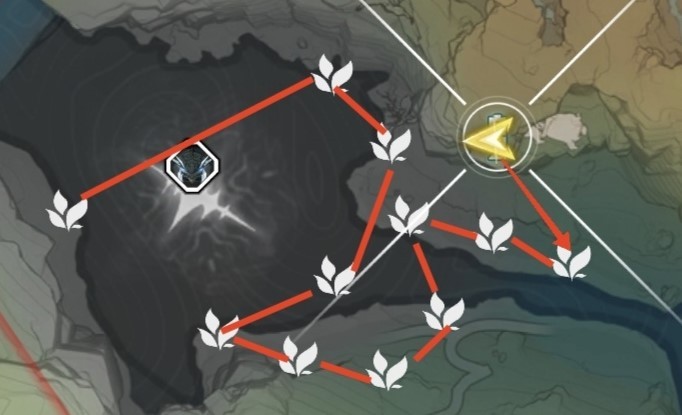 Wuthering Waves: Wintry Bell Collection Route Sharing