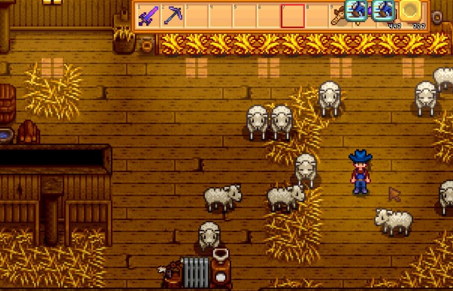 스타듀 밸리: 양, 황금 닭, 타조