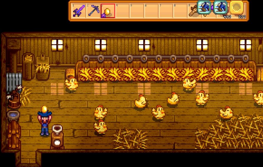 스타듀 밸리: 양, 황금 닭, 타조