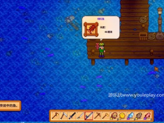 《星露谷物语 Stardew Valley》如何抓到绯红鱼